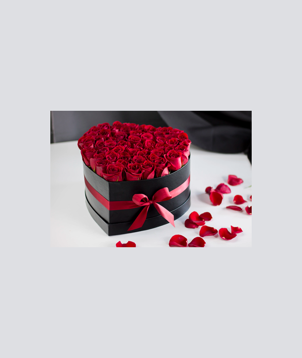 Luxury Roses Heart Box | Nairobi Fresh Flowers